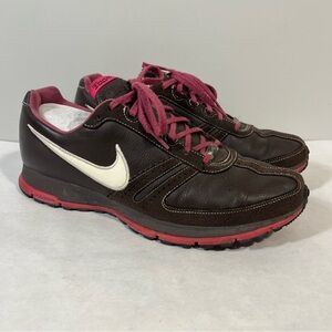 Nike Zoom Brown Pink Running Shoes Women's Size 11